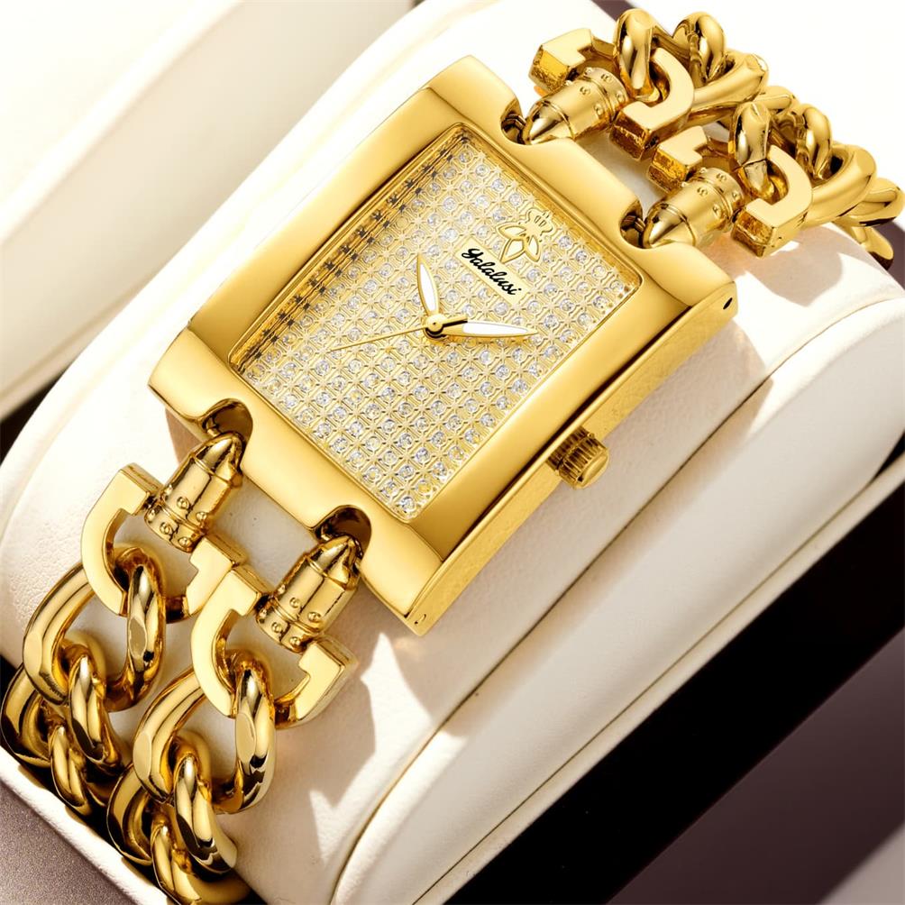 YaLaLuSi Chunky Double U Link  - Vintage Watch Crystal review and price