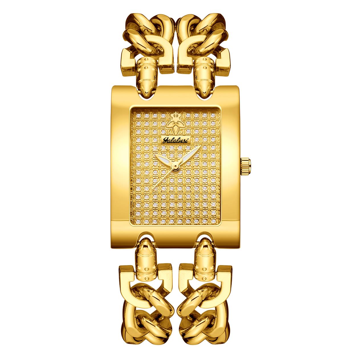 YaLaLuSi Chunky Double U Link  - Vintage Watch Crystal review and price