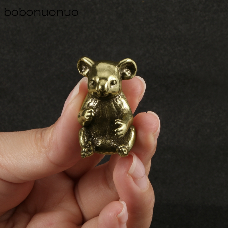 Vintage Brass Cute Koala Minia - Vintage Collectible Furniture review and price