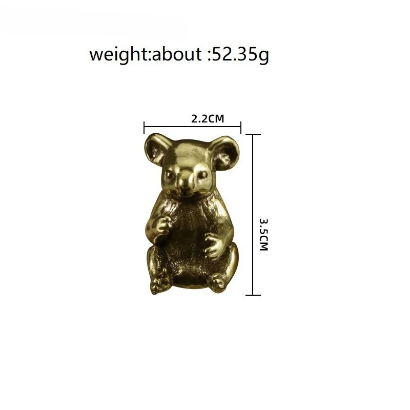 Vintage Brass Cute Koala Minia - Vintage Collectible Furniture review and price
